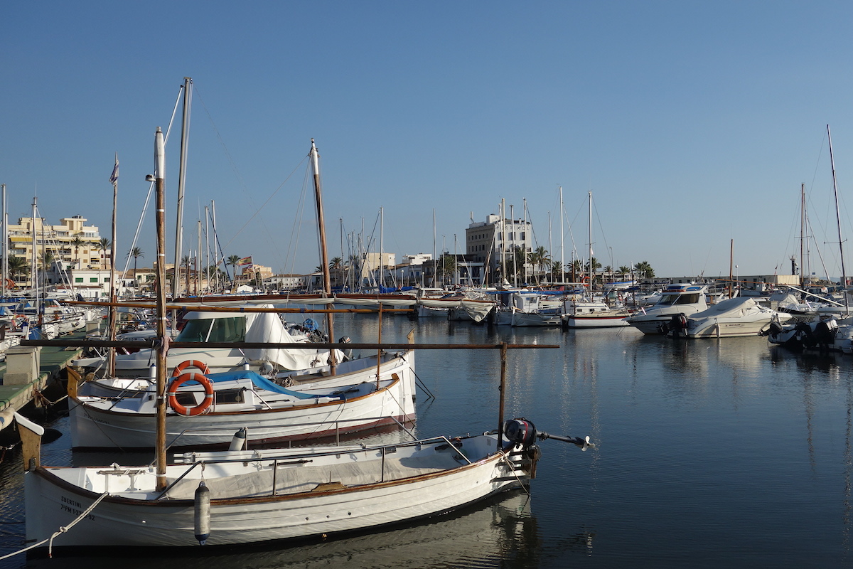 Fischerhafen und Hotel Portixol Palma Mallorca