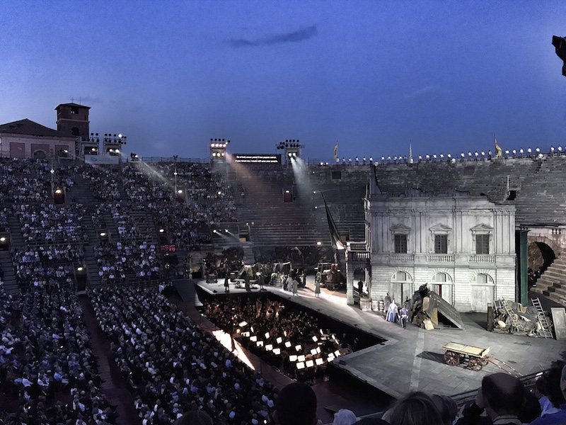 Arena di Verona Nabucco Verdi Oper Sommer 2017
