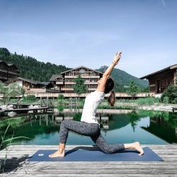 Yoga in den Bergen Leogang
